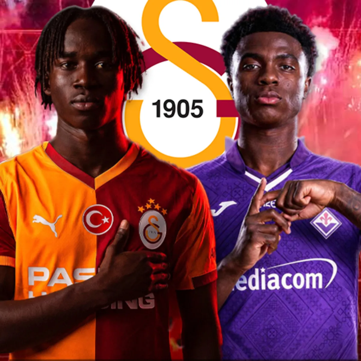 Galatasaray'da Okan Buruk'un hayali: Nhaga ve Oulai orta sahası