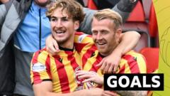 Partick Thistle, İskoçya Şampiyonası'nda Livingston'ı yendi